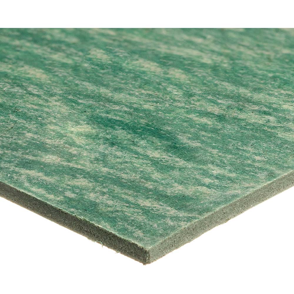Value Collection Gasket Sheet: 60" OAW, 1/16" Thick, 60" OAL, Green, Aramid - 31945314
