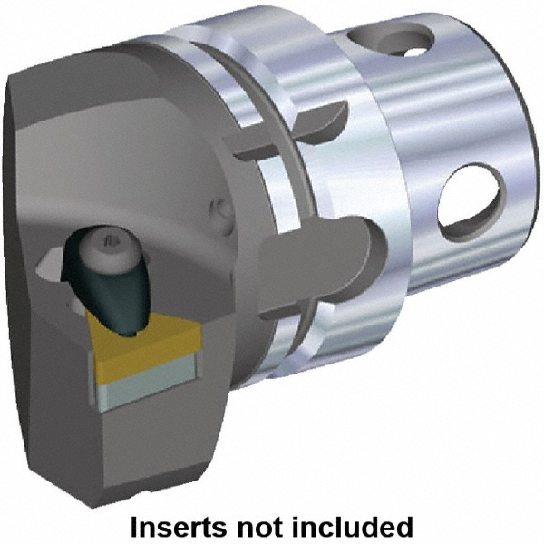 Kennametal Size KM4X63, 70mm Head Length, 38mm Ctr to Cutting Edge, Right Hand Internal/External Modular Threading Cutting Unit Head - 5552717