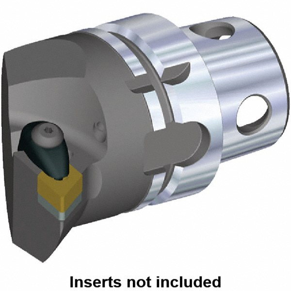 Kennametal Size KM4X63, 70mm Head Length, 38mm Ctr to Cutting Edge, Right Hand Internal/External Modular Threading Cutting Unit Head - 5552717