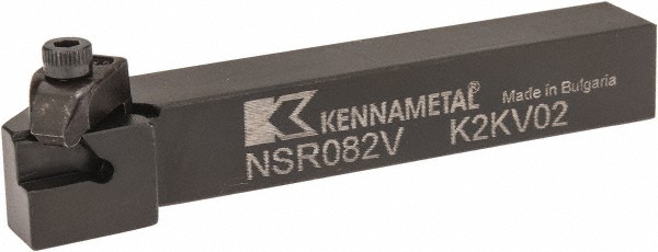 Kennametal Indexable Threading Toolholder: External, Left Hand, 25.4 x 25.4 mm Shank - 1097255