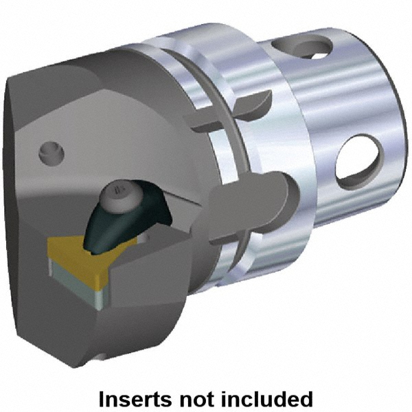 Kennametal Size KM4X63, 70mm Head Length, 43mm Ctr to Cutting Edge, Right Hand Internal/External Modular Threading Cutting Unit Head - 5552719
