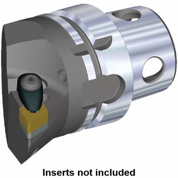 Kennametal Size KM4X63, 70mm Head Length, 43mm Ctr to Cutting Edge, Right Hand Internal/External Modular Threading Cutting Unit Head - 5552719