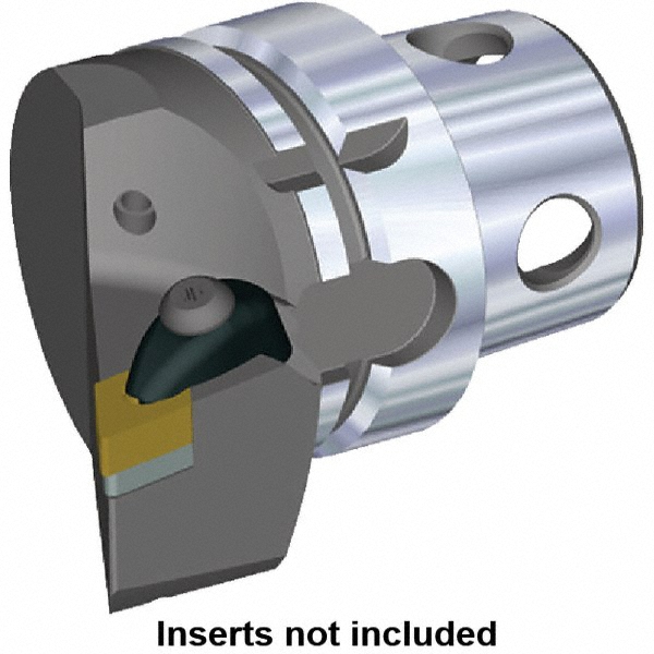 Kennametal Size KM4X63, 70mm Head Length, 43mm Ctr to Cutting Edge, Right Hand Internal/External Modular Threading Cutting Unit Head - 5552719