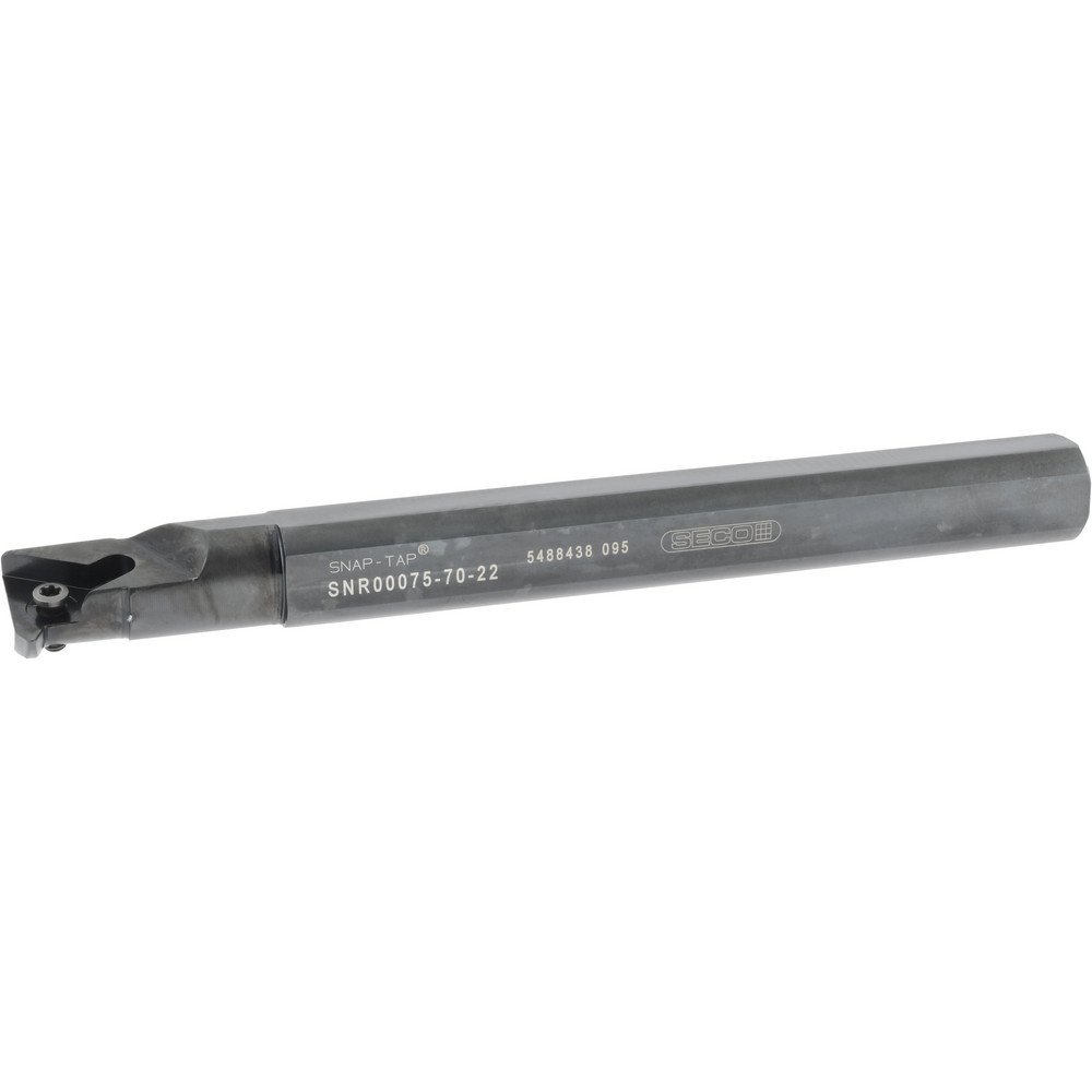 Ingersoll Cutting Tools Indexable Threading Toolholder: Internal, Right Hand, Uses 08 Inserts, 0.315" Shank - 3800157