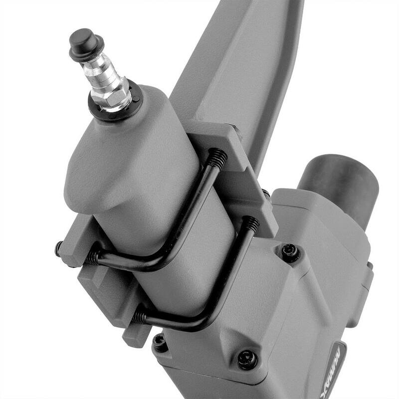 NuMax Pneumatic 3-in-1 15.5 and 16 Gauge 2 in. Flooring Nailer / Stapler with Flooring Mallet and Interchangeable Base Plates - SFL618