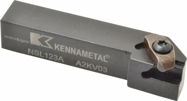 Tool-Flo Indexable Threading Toolholder: Internal, Left Hand, 1-3/4 x 1-3/4" Shank - 96402820