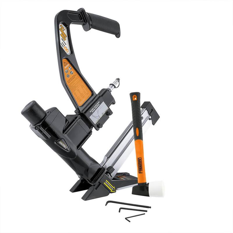 Freeman Pneumatic 3-in-1 15.5-Gauge and 16-Gauge 2 in. Flooring Nailer and Stapler - PFL618C