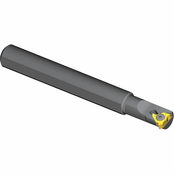 Vargus Indexable Threading Toolholder: Internal & External, Left Hand, 0.39 x 0.39" Shank - 001-00373