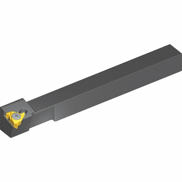 Vargus Indexable Threading Toolholder: Internal & External, Left Hand, 0.39 x 0.39" Shank - 001-00373
