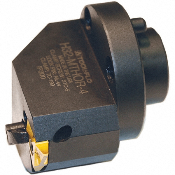 Tool-Flo Size H24, 41.28mm Head Length, 1.173" Ctr to Cutting Edge, Right Hand Modular Threading Cutting Unit Head - 9IH7302464
