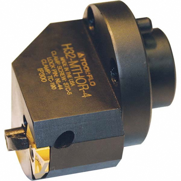 Tool-Flo Size H24, 41.28mm Head Length, 1.173" Ctr to Cutting Edge, Right Hand Modular Threading Cutting Unit Head - 9IH7302464