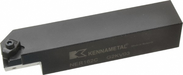 Kennametal Indexable Threading Toolholder: External, Right Hand, 25.4 x 25.4 mm Shank - 1097565