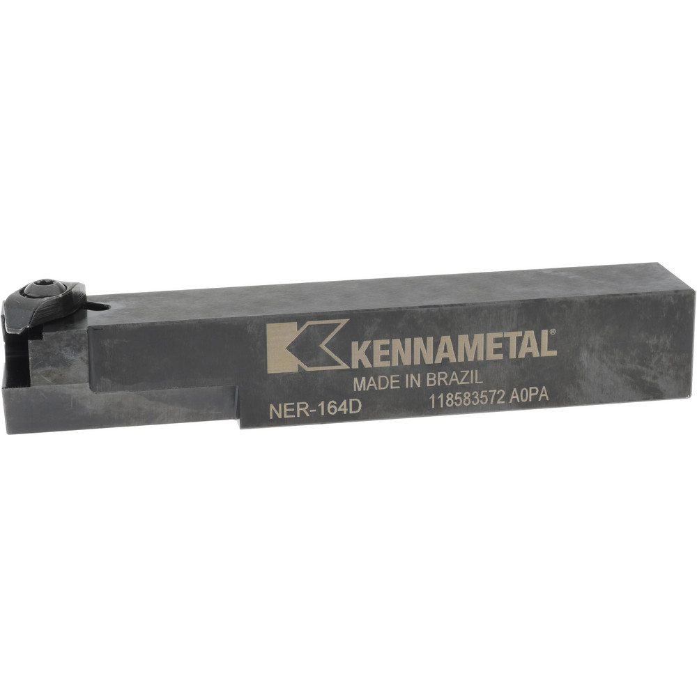 Kennametal Indexable Threading Toolholder: External, Right Hand, 25.4 x 25.4 mm Shank - 1097565