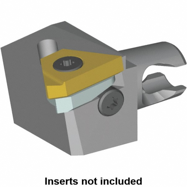 Kennametal Size KM50TS, 50mm Head Length, 35mm Ctr to Cutting Edge, Right Hand External Modular Threading Cutting Unit Head - 3959395