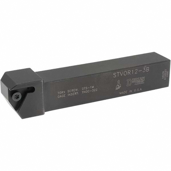 Dorian Tool Indexable Threading Toolholder: Internal, Right Hand, Uses 16 to G60 Inserts, 3/4 x 3/4" Shank - 73310158612