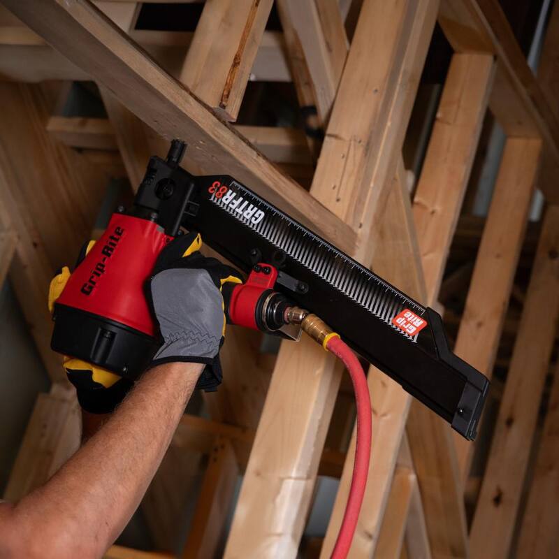 Grip-Rite 3 in. x 0.120 in. 21° Plastic Collated Exterior Galvanized Ring Shank Framing Nails 4000 per Box - GR408HG
