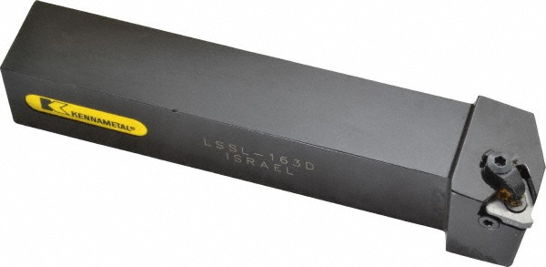 Kennametal Indexable Threading Toolholder: External, Left Hand, 25 x 25 mm Shank - 1611939
