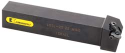 Kennametal Indexable Threading Toolholder: External, Left Hand, 25 x 25 mm Shank - 1611939