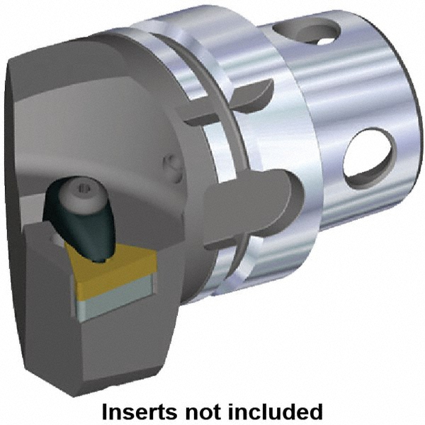 Kennametal Size KM4X63, 70mm Head Length, 43mm Ctr to Cutting Edge, Right Hand Internal/External Modular Threading Cutting Unit Head - 5543407