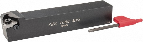 Seco Indexable Threading Toolholder: External, Right Hand, 1.969 x 50.01 mm Shank - 02484652