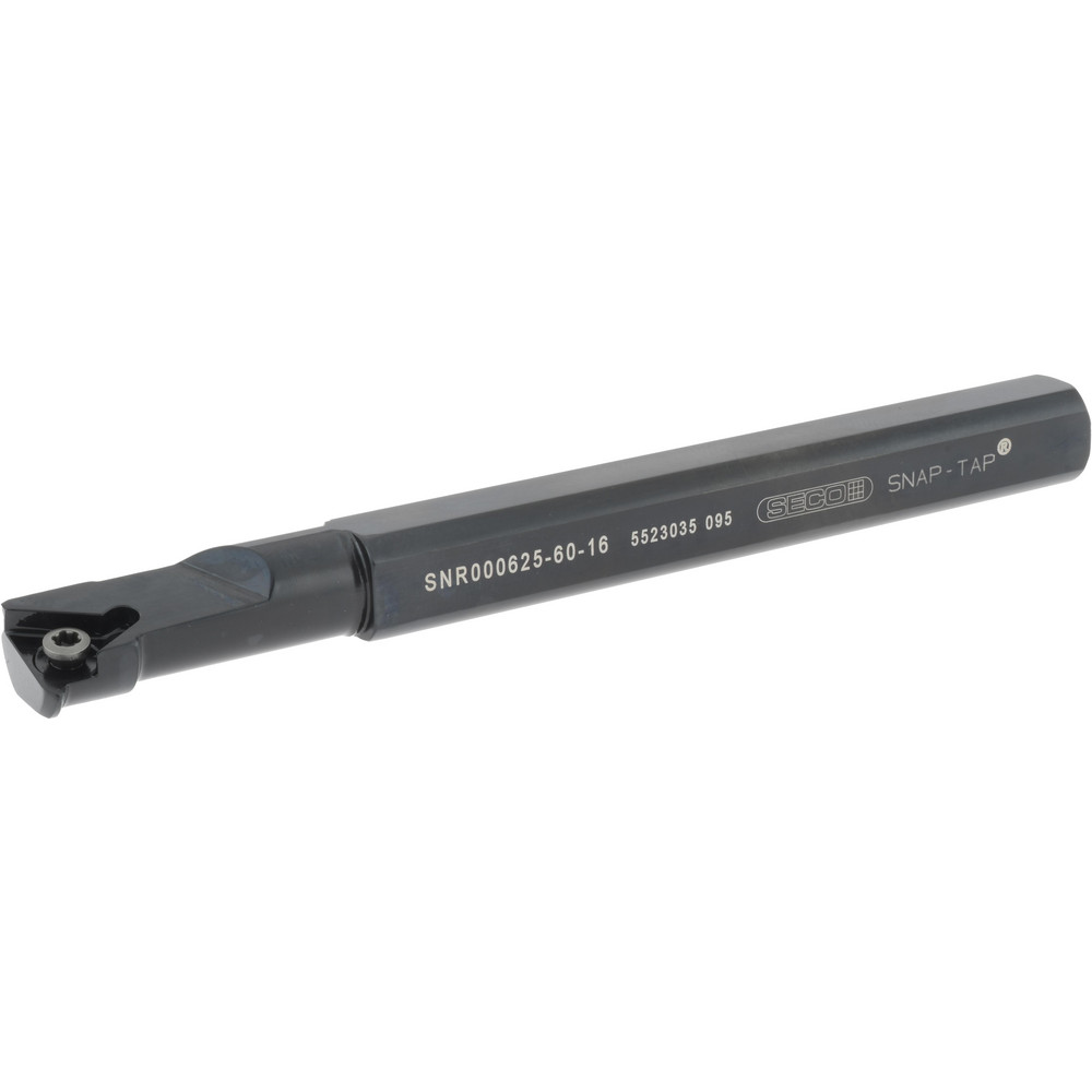 Tool-Flo Indexable Threading Toolholder: Internal, Right Hand, 1-1/2 x 1-1/2" Shank - 918072361