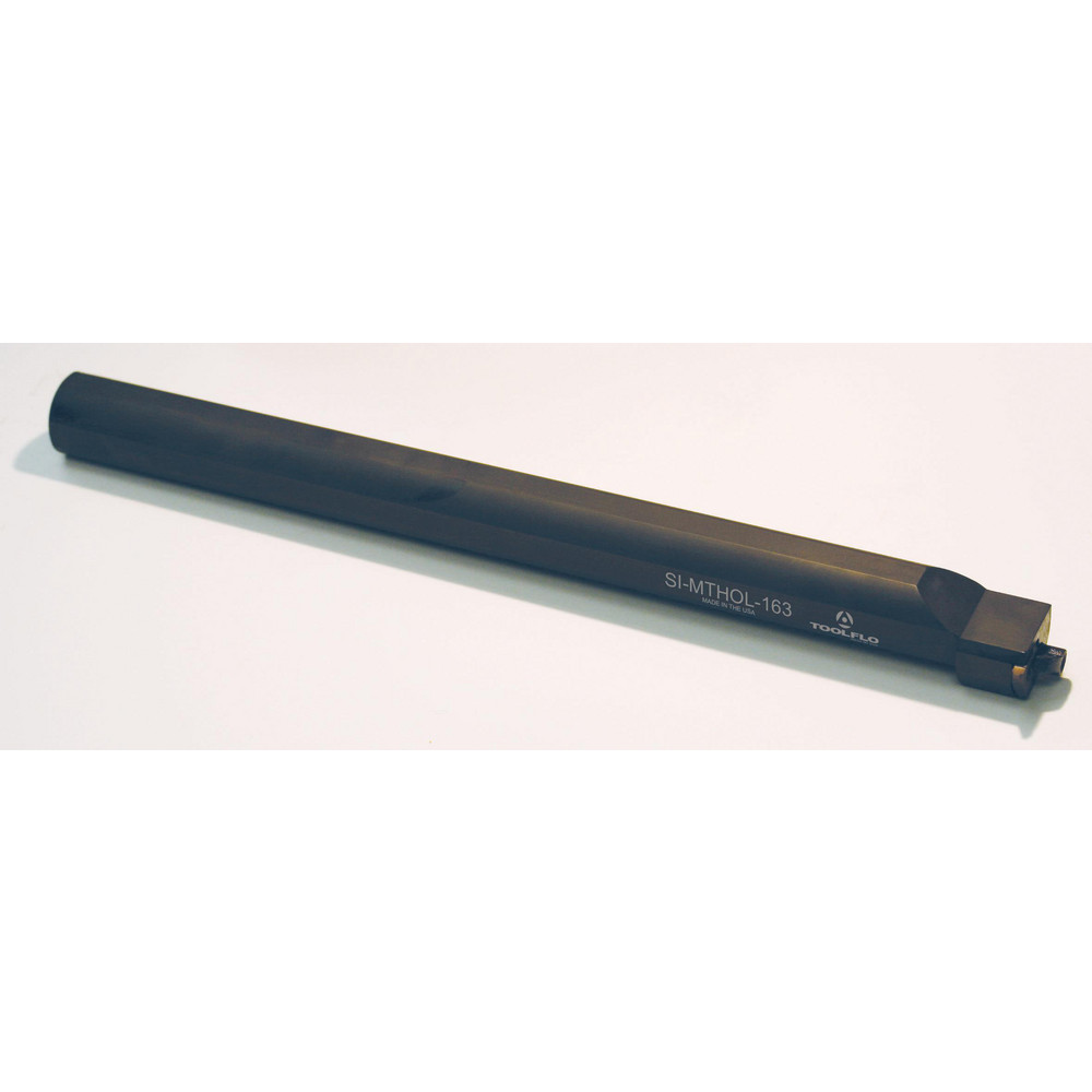 Tool-Flo Indexable Threading Toolholder: Internal, Left Hand, 1-1/2 x 1-1/2" Shank - 97202456