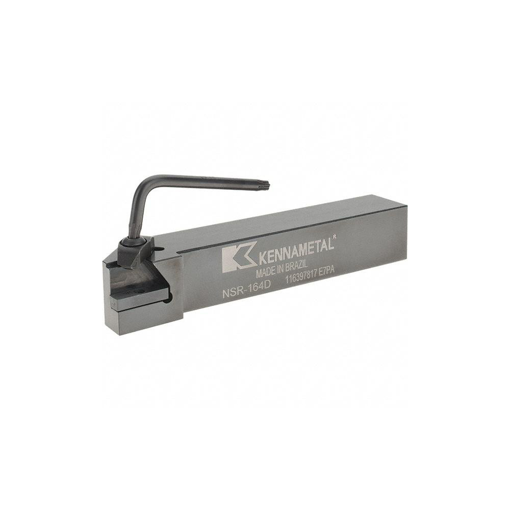 Kennametal Indexable Threading Toolholder: External, Right Hand, 25.4 x 25.4 mm Shank - 1097595