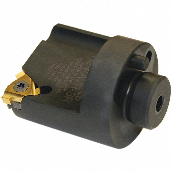 Tool-Flo Size H24, 41.28mm Head Length, 0.89" Ctr to Cutting Edge, Right Hand Modular Threading Cutting Unit Head - 9IH18072361