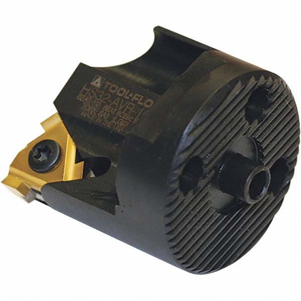 Tool-Flo Size H24, 41.28mm Head Length, 0.89" Ctr to Cutting Edge, Right Hand Modular Threading Cutting Unit Head - 9IH18072361
