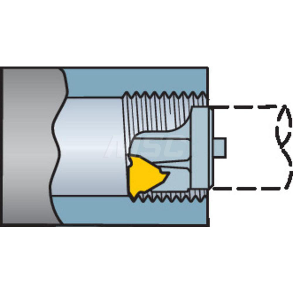 Sandvik Coromant Size 40, 32mm Head Length, 27mm Ctr to Cutting Edge, Left Hand External Modular Threading Cutting Unit Head - 5750303
