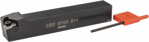 Vargus Indexable Threading Toolholder: Internal, Right Hand, 0.67 x 3/4" Shank - 001-66098