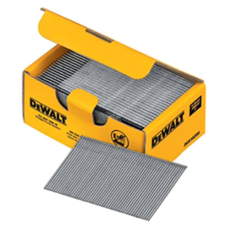 DEWALT 2 in. 16-Gauge Angled Finish Nails (2500 Pack) - DCA16200
