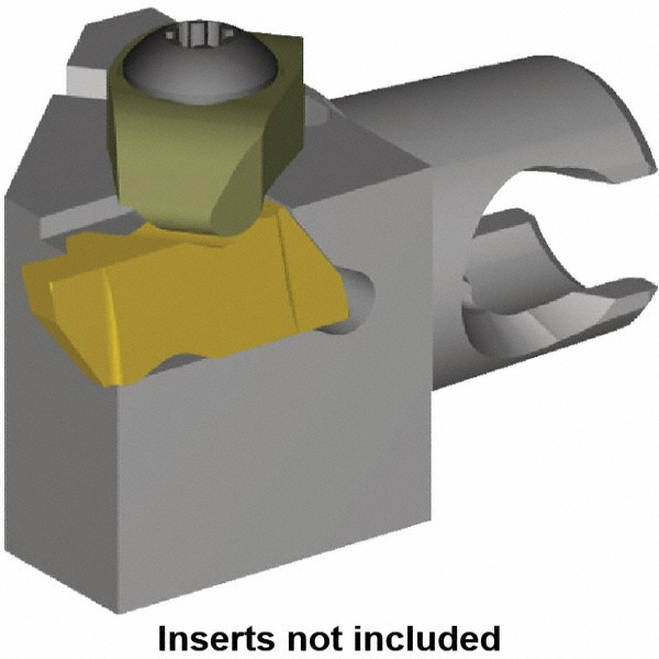 Kennametal Size KM20, 30mm Head Length, 12.5mm Ctr to Cutting Edge, Right Hand External Modular Threading Cutting Unit Head - 3483030