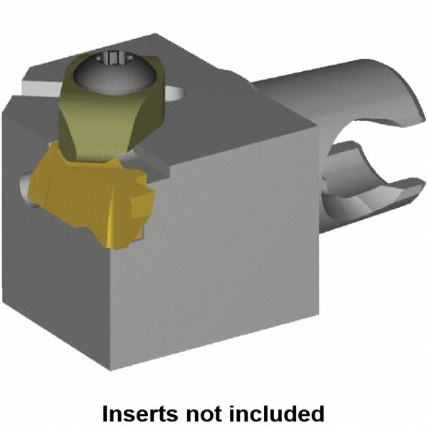 Kennametal Size KM20, 25mm Head Length, 17mm Ctr to Cutting Edge, Right Hand External Modular Threading Cutting Unit Head - 3483036