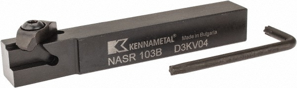 Kennametal Indexable Threading Toolholder: Internal & External, Right Hand, 5/8 x 5/8" Shank - 1095668