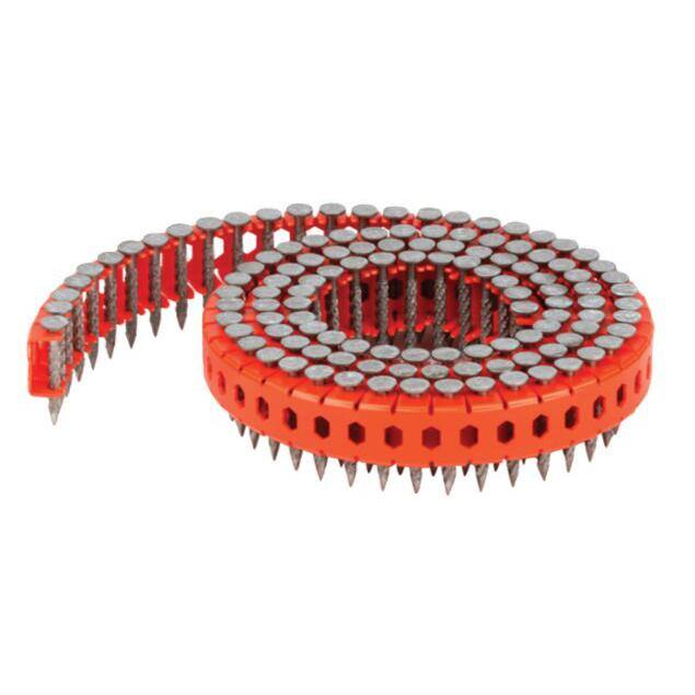 Paslode Tetra Grip 1-1/8 in. x 0.117 in. 11-Gauge 0 Degree Galvanized Steel Siding Nail (3600 Per Box) - 650964