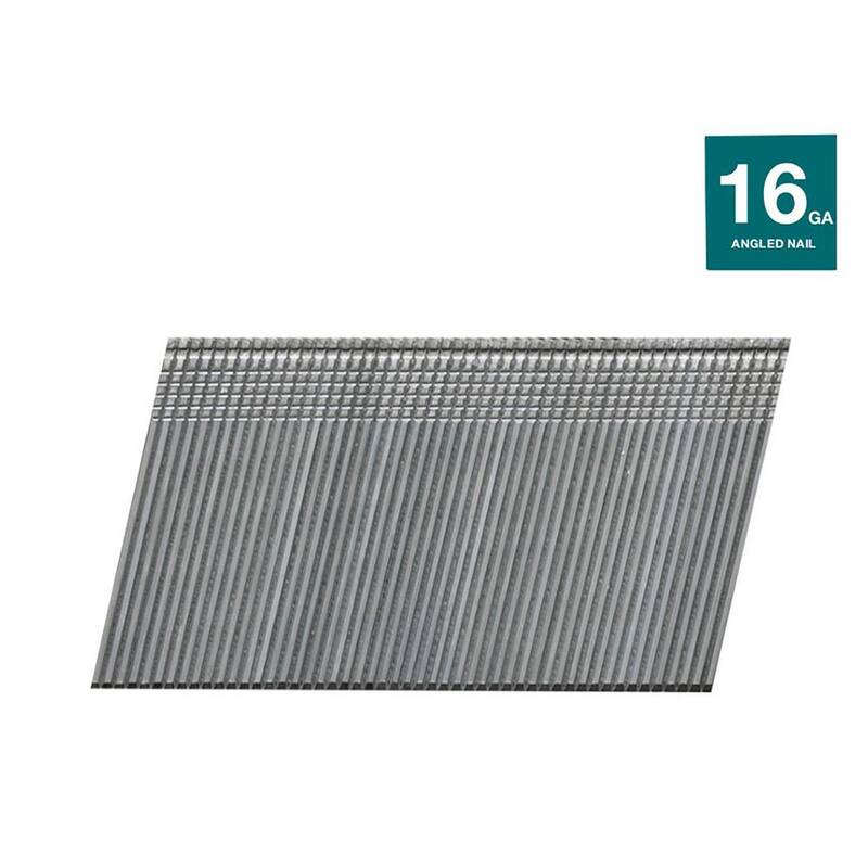 Paslode 1-1/2 in. x 16-Gauge 20° Galvanized Angled Nails (2000 per Box) - 650231