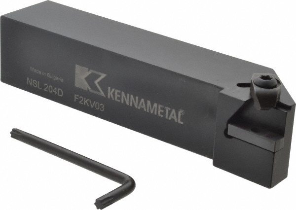 Kennametal Indexable Threading Toolholder: Internal & External, Right Hand, 1-1/4 x 1-1/4" Shank - 1097601