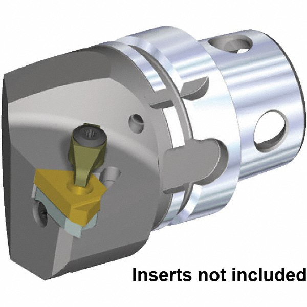Kennametal Size KM4X63, 70mm Head Length, 43mm Ctr to Cutting Edge, Right Hand Internal Modular Threading Cutting Unit Head - 5578530
