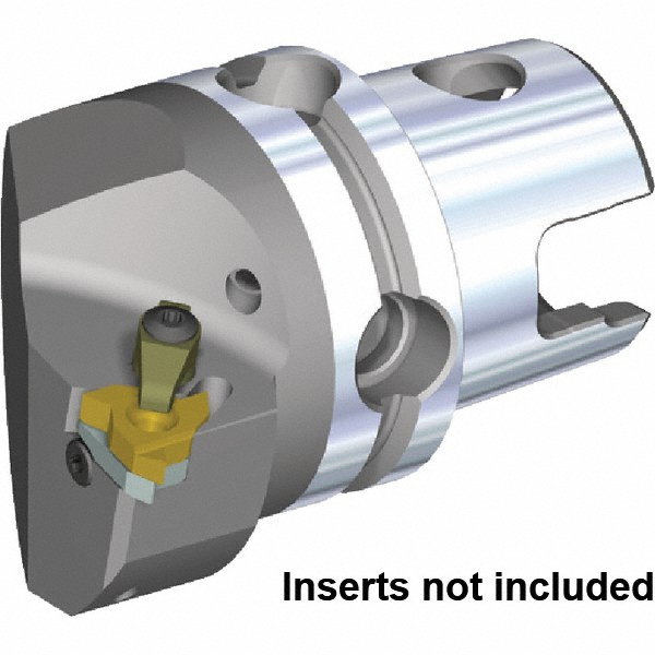 Kennametal Size KM4X63, 70mm Head Length, 43mm Ctr to Cutting Edge, Right Hand Internal Modular Threading Cutting Unit Head - 5578530