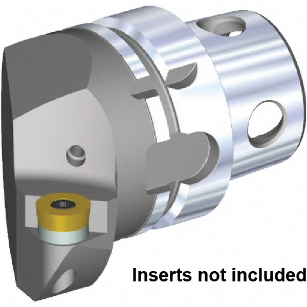 Kennametal Size KM4X63, 70mm Head Length, 43mm Ctr to Cutting Edge, Right Hand Internal Modular Threading Cutting Unit Head - 5578530