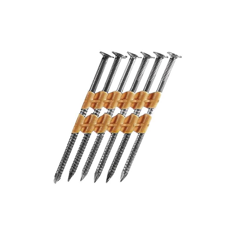 HUTTIG-GRIP 2-3/8 in. x 0.113-Gauge 21-Degree Plastic Strip Bright Ring Shank (1000 Per Tub) - HGCDJVRWB1M