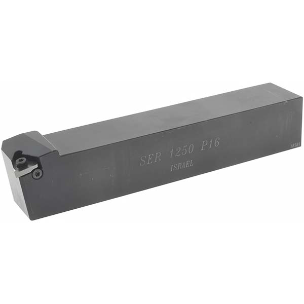 Ingersoll Cutting Tools Indexable Threading Toolholder: External, Right Hand, Uses 16 Inserts, 1-1/4 x 1-1/4" Shank - 3820052