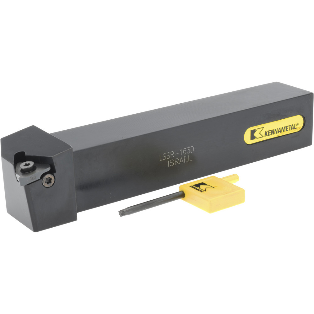 Kennametal Indexable Threading Toolholder: External, Right Hand, 25.4 x 25.4 mm Shank - 1281818