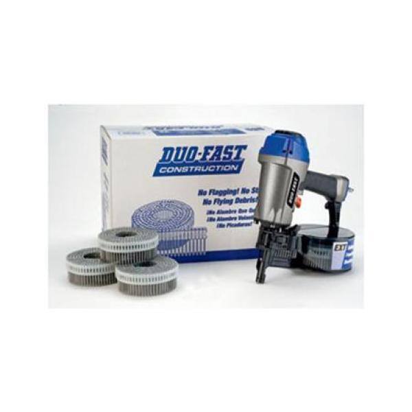 Duo-Fast 1-7/8 in. x 0.086-Gauge 0 Degree Galvanized Ring Shank Plastic Coil Siding Nails (3,600-Pack) - 650392