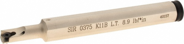 Vargus Indexable Threading Toolholder: Internal, Neutral, 0.551 x 5/8" Shank - 011-00052