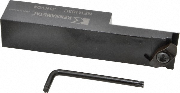 Kennametal Indexable Threading Toolholder: Right Hand, 20 x 20 mm Shank - 1098804