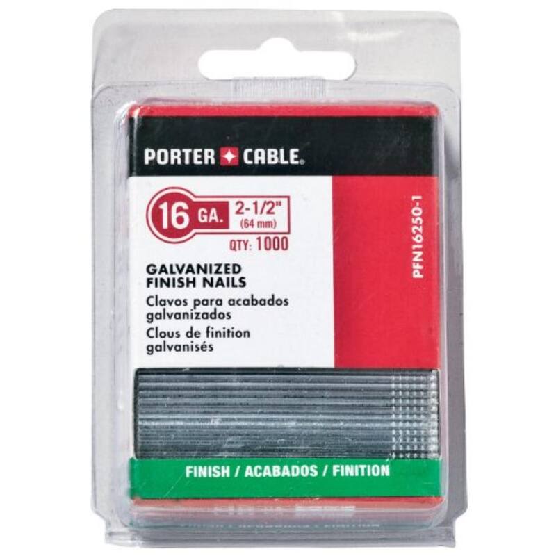 Porter-Cable 16-Gauge x 2-1/2 in. Finish Nail 1000 per Box - PFN16250-1