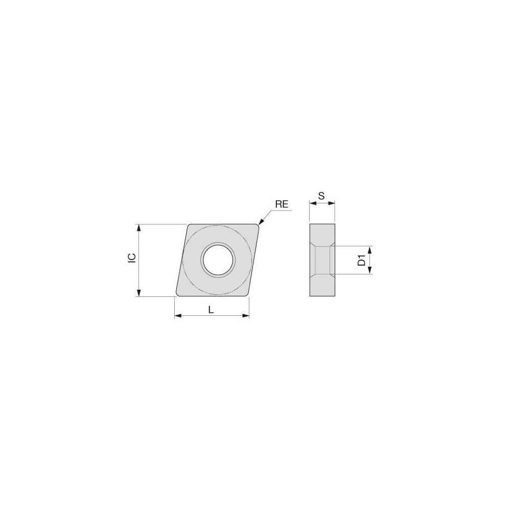 Tungaloy Turning Insert: CNMG432HRF AH8015, Carbide - 6741634