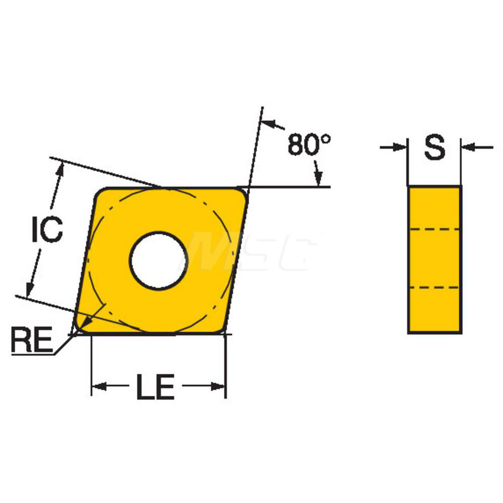 Sandvik Coromant Turning Insert: CNMG431-KF 3225, Carbide - 6868483